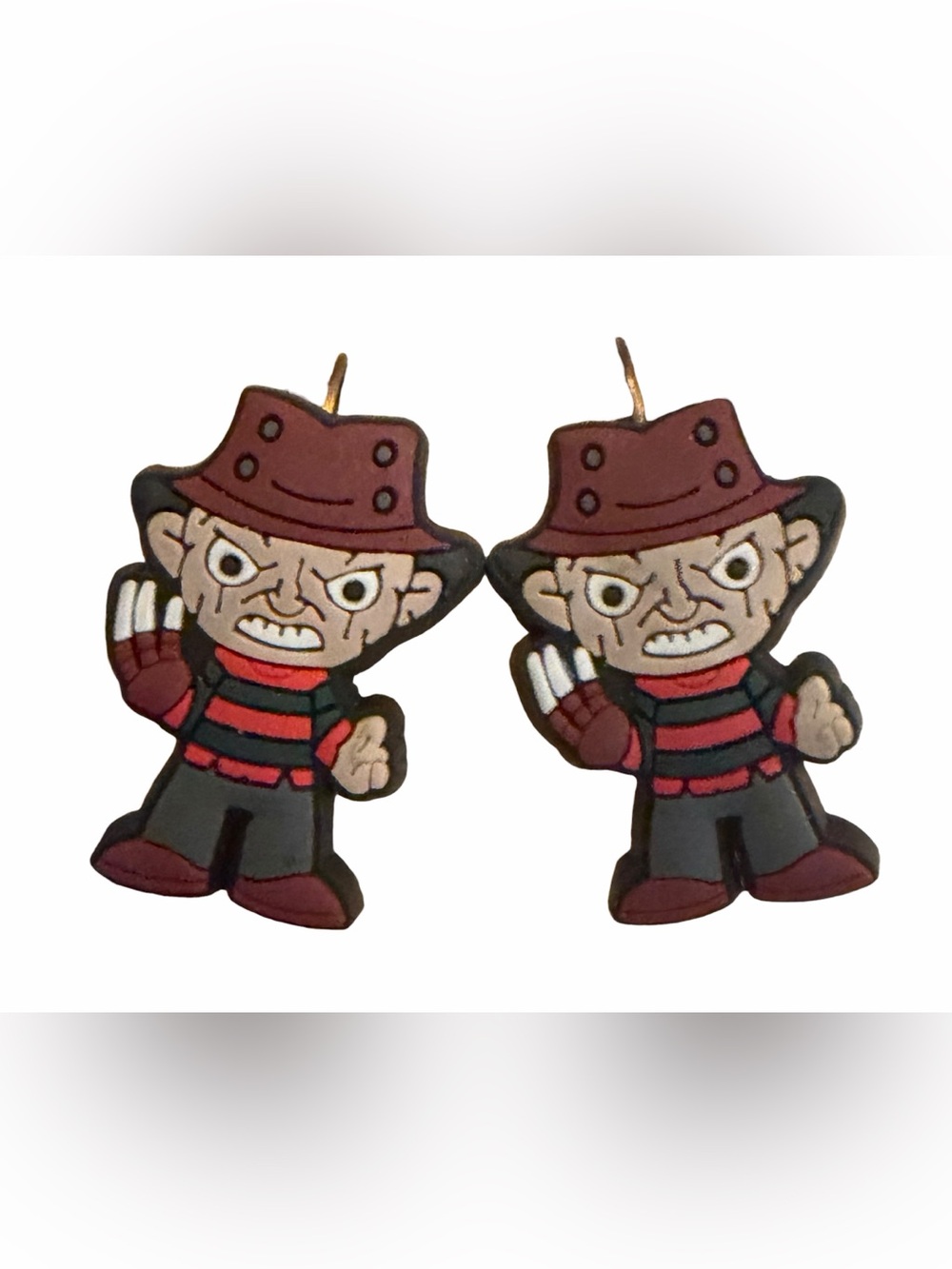 New Freddy Krueger Halloween Earrings